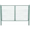 Brána Strend Pro METALTEC DUO, 3580/1450/100x50 mm, zelená, dvojkrídlová, záhradná, ZN+PVC, RAL6005 (432208)