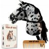 HOBBY HORSE KÔŇ NA PALIČKE A3 KONÍK S HRIVOU DARČEK Deň detí + KRABIČKA