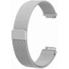 eses Milánsky ťah pre Fitbit Inspire 1, 2, HR, Ace 2 a 3 - Veľkosť L, strieborný