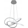 NEDES | Stmievateľný LED luster na lane, 95 W, 230 V, 3000–6500 K, Ø 57 cm + diaľkový ovládač | TA2309/W