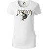 Judo v boji - Dámske tričko z organickej bavlny Origin (GOTS) - 2XL ( Biela )