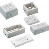 DATACOM Modul.dat.zásuvka UTP CAT5E 4xRJ45 na i pod omítku (2363)