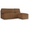 Wilsondo Rohová rozkladacia sedačka Briso - hnedá