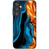 Picasee silikónový čierny obal pre Samsung Galaxy A25 A256B 5G - Gold blue
