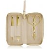 Zwilling Premium Zwilling Premium Gold nožničky na nechty 1 ks + Zwilling Premium Gold pinzeta šikmá 1 ks + zafírový pilník 1 ks + cestovné púzdro 1 ks