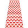 Pappelina Koberec DANA Coral Red/Piglet/Vanilla – červený, veľkosť koberca 70 x 250 cm