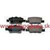 Toyota AURIS 4/2010- zadné platničky Sada / DELPHI / typ BOSCH