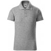 MALFINI Detská polokošeľa Pique Polo - Tmavošedý melír | 158 cm (12 rokov)