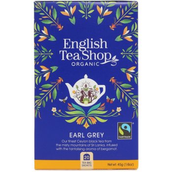 ENGLISH TEA SHOP čaj Earl Grey Fair Trade 20 vrecúšok