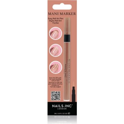 Nails Inc. Mani Marker ozdobný v aplikačnom pere Sparkling Wine Rose Gold 3 ml