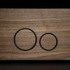 Universal TIM&TOM WOOD ovládacie tlačidlo dyha orech natural/čierny lesk 171 x 251 x 15,7 mm orech natural / čierna lesklá UTTD008