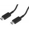 KÁBEL TYP-C NA TYP-C SAMSUNG ČIERNY USB-C EP-DG970BBE PD