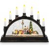 Markslöjd Vianočné LED svietnik Karsten, 33 x 22,5 cm