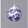 Cibulák - Vianočná ozdoba - guľa 5,8 cm - originálny cibuľový porcelán