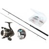 WIZARD - Prívlačový set Prút Active Spin Medium 2,1 m + Navijak Black Evo