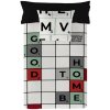 Obliečky Nordic Naturals Scrabble 180/190 cm posteľ 260 x 220 cm