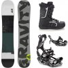 Gravity Silent 24/25 snowboard + Raven Fastec FT360 black viazanie + Raven Target obuv - 161 cm + XL (EU 43-46)