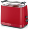 Bosch Hriankovač Bosch TAT3M124, 950 W, 2 plátky, automatické koncové vypnutie, funkcia opekania, tlačidlo Stop, červený