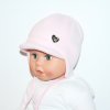 Siska novorodenecká čiapka podšitá bavlnou