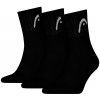 Ponožky Head Tennis Club Short Crew Black (3 Pack) EUR 39-42