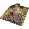 Sablio Plážová deka Dáma s vejárom - Gustav Klimt: 200x140 cm