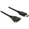 DeLOCK Kábel DisplayPort 1.2 (Stecker) > DisplayPort (Buchse zum Einbau)