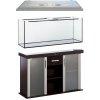 Diversa Modern 150 rovný 450 l akváriový komplet / čierny LED plastový kryt
