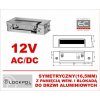 1443-12AC/DC - Elektrický zámok 12VAC/DC symetrický s vnútornou pamäťou a blokovaním, pre hliníkové dvere - Lockpol