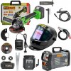 Procraft SRWI-300/PGA22-1B/SPH1000 Zvárací invertor RWI-300 s aku uhlovou brúskou PGA22-1B-C a kukla SPH1000