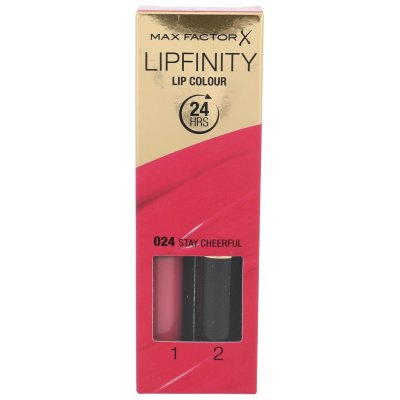 Max Factor Lipfinity Colour & Gloss rúž a lesk 24 Stay Cheerful 4,2 g