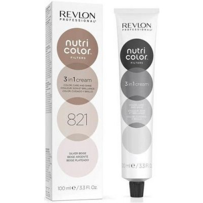 Revlon Nutri Color Filters Barevná maska na vlasy 821 Silver Beige 100 ml