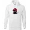 Japan culture - samurai - Mikina pánska Cape s kapucňou - 3XL ( Biela )
