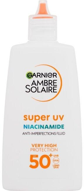 Garnier Ambre Solaire Super UV Niacinamide SPF50+ opaľovací pleťový fluid proti nedokonalostiam 40 ml