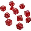 UltraPro Sada kociek UltraPro Eclipse Acrylic RPG s krabičkou - 11 ks - Apple Red
