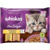 WHISKAS kapsička Pure Delight Junior jemné hydinové - kura / morka v želé 4x85g