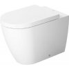 Duravit ME by Starck - Stojace WC, zadný odpad, s HygieneGlaze, biela/matná biela 2169099000