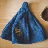 Wooline Saunová čapica modrá, motív vedro