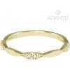 Adanito BRR1056G Zlatý prsteň so zirkónmi
