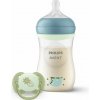 Philips Avent Natural Response Philips Avent Natural Response AirFree SCY673/01 dojčenská fľaša 260 ml + Philips Avent Natural Response 3 cumlík na fľašu 1 ks + Philips Avent Ultra Soft Night 3-6m cum