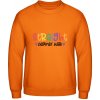 AWDis Mikina - Nápis - Straight against hate - Orange Crush - M - Pánske