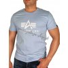 Alpha Industries Basic T-Shirt Light blue tričko pánske Farba: modrá, Veľkosť: M