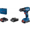 Aku príklepový vŕtací skrutkovač Bosch GSB 185-Li (2x 2,0Ah) 06019K3100