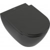 Villeroy & Boch Subway 2.0 - Závesné WC, Rimless, Ebony CeramicPlus 5614R0S5