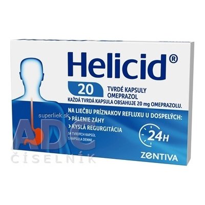 Helicid 20 cps dur 20 mg (blis.) 1x14 ks, 8594739244979