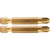 Fortum Hrot krížový pozidriv, súprava 2 ks, PZ 3 × 50 mm, titán. úprava, S2 4741383