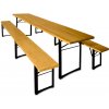 InternetovaZahrada 991552 Pivný stánkový set 220 cm skladací