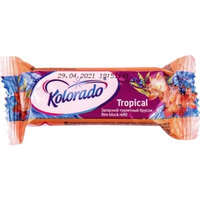 Kolorado WC Fresh tuhý WC blok náplň Tropical 40 g