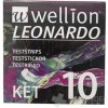 Wellion LEONARDO KET Prúžky testovacie (1 balenie) 1x10 ks
