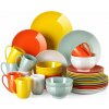 LOVECASA DS Color mix 1 32-dielna porcelánová jedálenská sada
