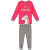 Kugo detské pyžamo MP1352 ružová sivá